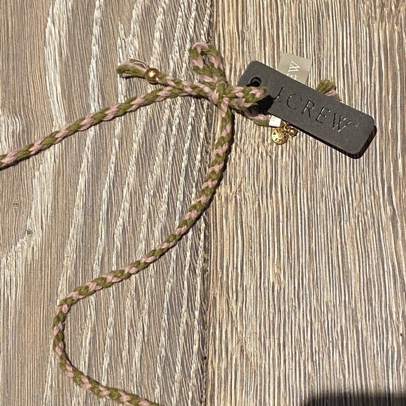 NWT J Crew Crystal Necklace w/ tassels - Picture 3 of 5